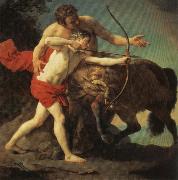 Louis-Jean-Francois Lagrenee The Education of Achilles oil painting